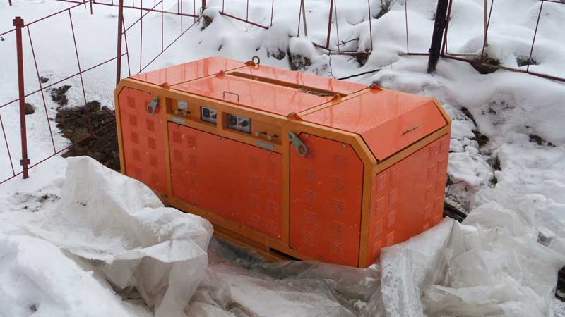 Горизонтально-направленное бурение (ГНБ) в зимних условиях. Установка МНБ-125